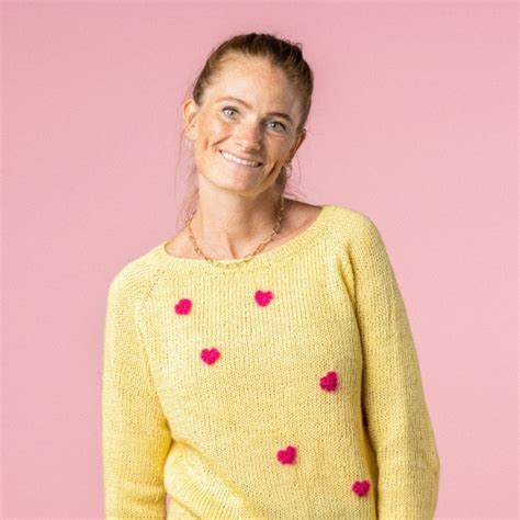 Pink Heart Sweater Pink Collection Patterns Uk