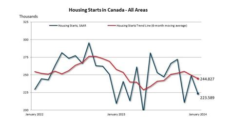 Housing Starts Trend Down In January
