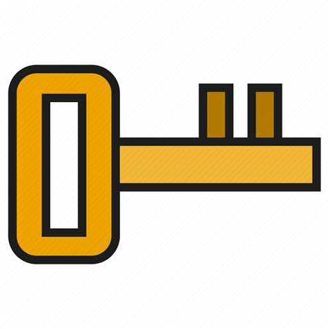 Access Key Lock Protect Seurity Icon Download On Iconfinder