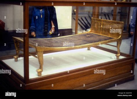 Gilded Bed From Tomb Of Tutankhamen Egyptian Museum Of Antiquities