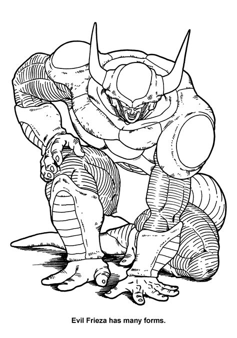 Coloring Page Dragon Ball Z Coloring Pages 49