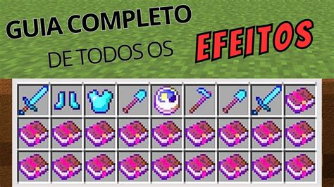 Efeitos Dos Encantamentos No Minecraft Guia Completo Youtube