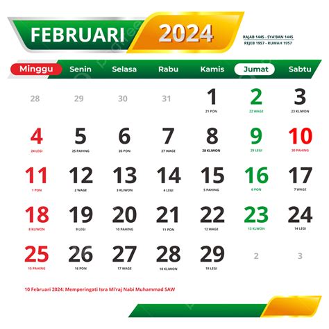 Kalender Tahun 2024 Lengkap Dengan Libur Nasional