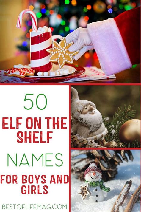 50 Elf On The Shelf Names 50 Boy And Girl Names