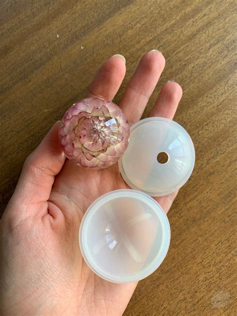 resin silicone sphere mold sphere mould ball mold resin etsy