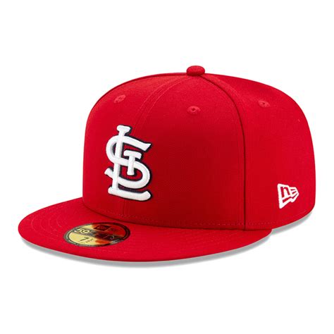 New Era 59fifty St Louis Cardinals Game Fitted Hat Red Mens Mlb Cap