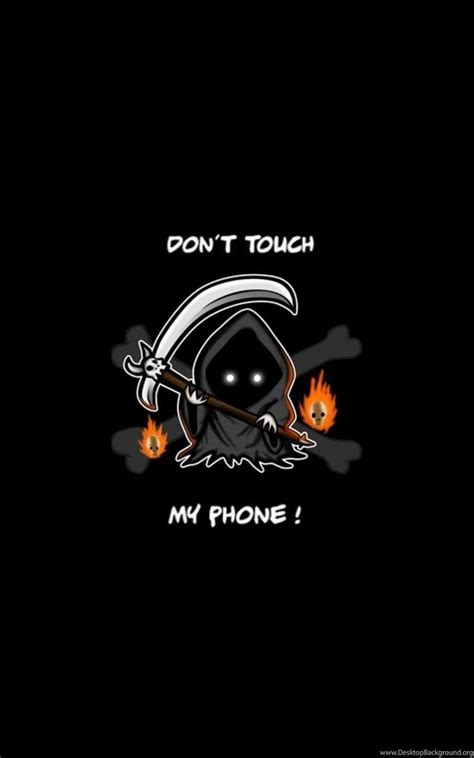 Anime Don T Touch My Phone Wallpapers Wallpaper Cave