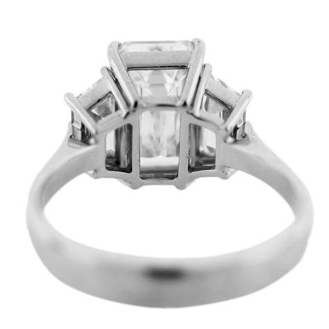 3 Carat Emerald Cut Diamond Engagement Ring Boca Raton