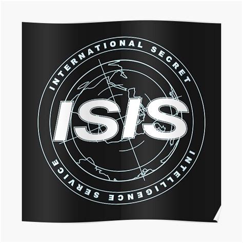 Archer Isis Logo Poster For Sale By Wolfmerchandise Redbubble