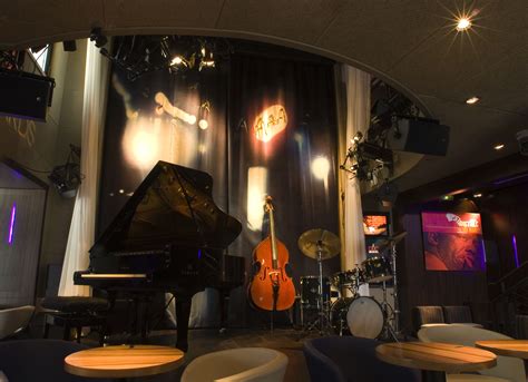 Jazz Club Decor The Designer Has Positioned Himself As A Double Bassist In A Jazz Cool