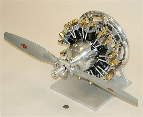Jt 1800 9 Cylinder Radial Model Airplane Engine Designed And Built By