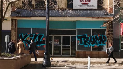 Anti Trump Graffiti Appears In Downtown Slc Hours Before Inauguration