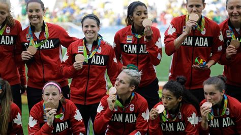 Léquipe Canadienne Féminine De Soccer A Remporté La Médaille De Bronze Aux Jeux Olympiques De