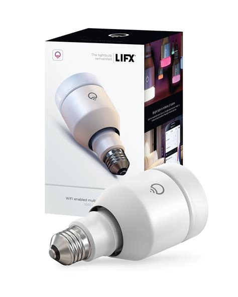 Lifx Wi Fi Smart Led Light Bulb Series Smarter Home Automation
