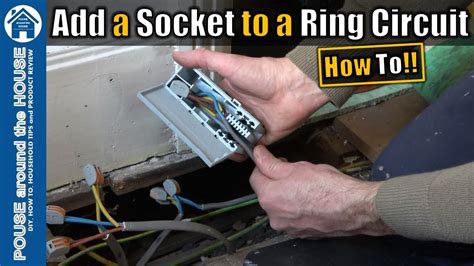 How To Add A Socket To A Ring Final Circuit How To Fit And Wire A Socket