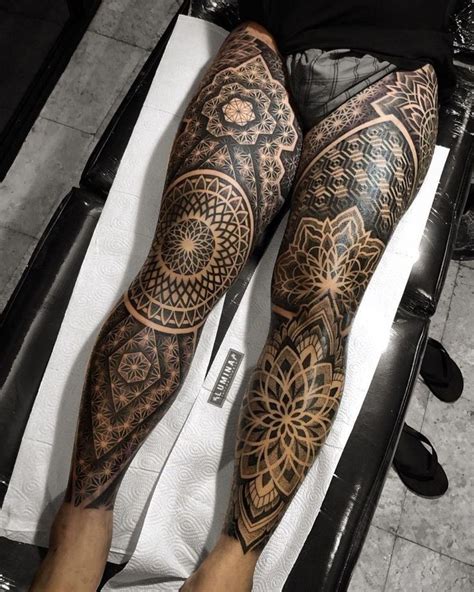 pin by blghy fairhurst on tattoos leg tattoos women geometric tattoo leg full leg tattoos artofit