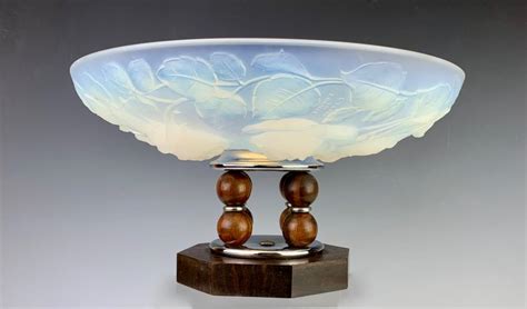 Important Etling French Art Deco Opalescent Bowl