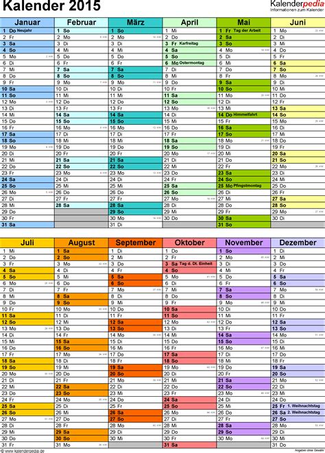 Kalender 2015 Zum Ausdrucken Als Pdf 16 Vorlagen Kostenlos