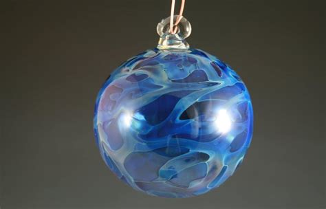 Hand Blown Glass Christmas Tree Ornament