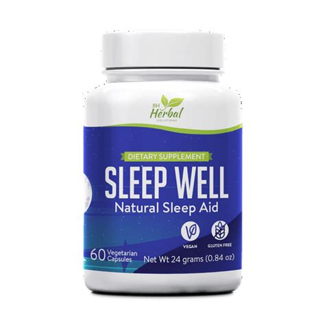 Herbal Sleeping Aid Natural Sleep Aid No Side Effects No Withdrawal Effects Sleep Well