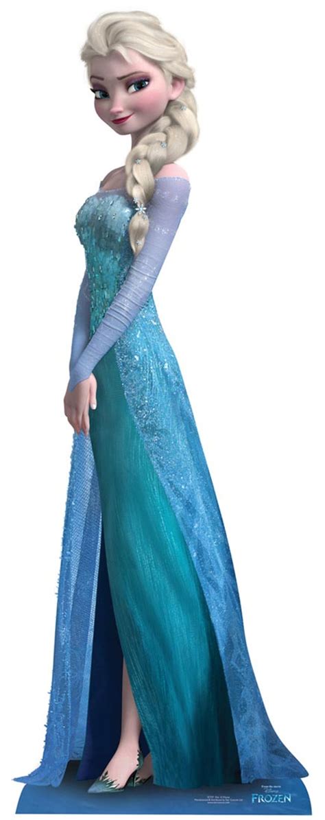 Elsa From Frozen Fever Cardboard Cutout Buy Disney Frozen Standups