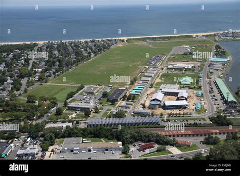 Aerial View Of Military Base At Sea Girt New Jersey Stock Photo