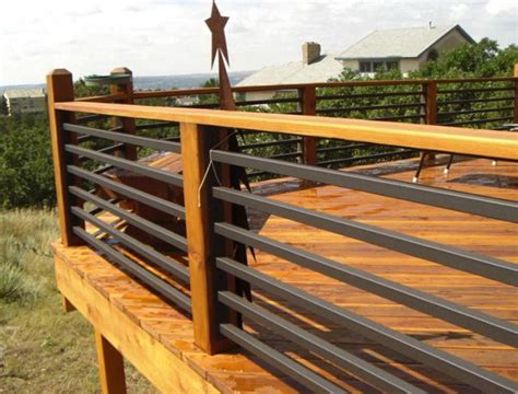 Horizontal Steel Deck Railing Home Design Ideas