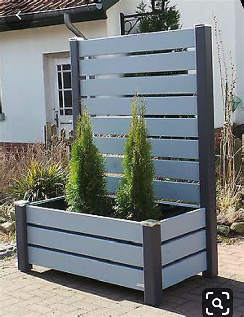 20 Planter Box With Privacy Screen