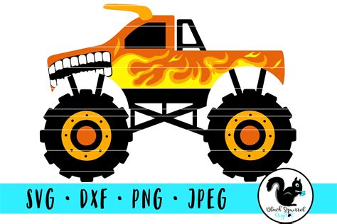 Free 114 Monster Truck Svg Free Svg Png Eps Dxf File