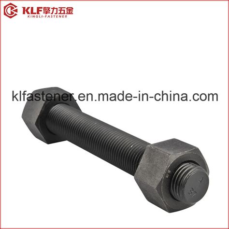 Stud Boltthreaded Rods Astm A193 B7 With Hex Nut A194 2h China
