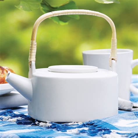 I had been tracking the pricing on amazon hoping the price of the white kettle would decrease a bit. Dishware - White Modern Teapot