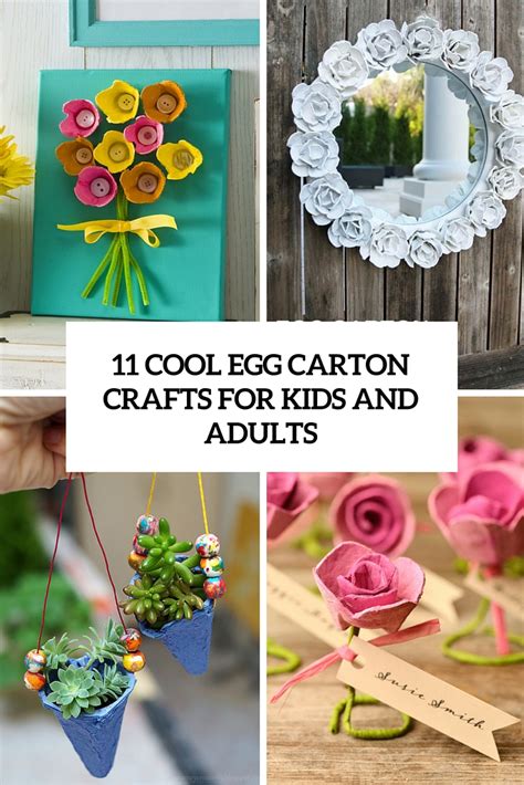 11 Cool Egg Carton Crafts For Kids And Adults Shelterness