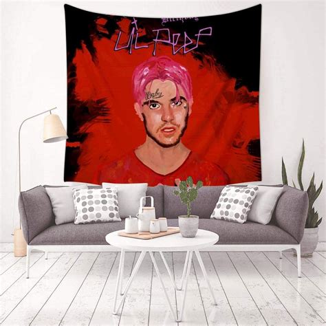 Blanket Guard Lil Peep Wall Tapestry Fashion Cute Interesting Durable