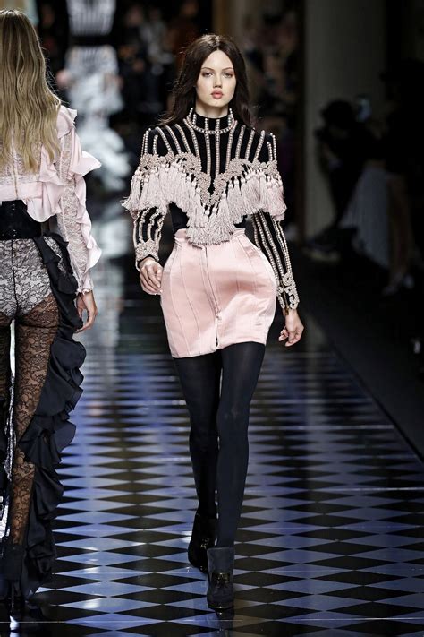 Balmain Ready To Wear Fashion Show Collection Fall Winter 2016