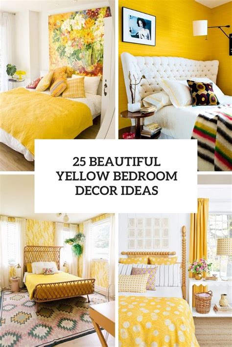 What Colour Goes With Yellow Bedroom Walls