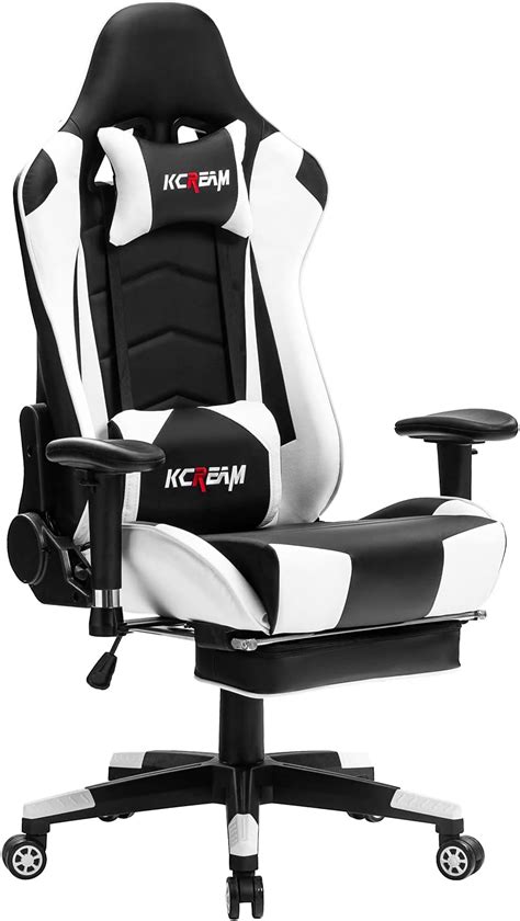 Blue Kcream High Back Gaming Chair Adults Racing Gamer Chair With