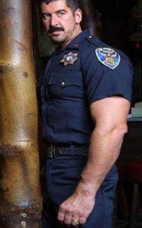 Cop Uniform Men In Uniform Muscle Hunks Muscle Men Gay Pride