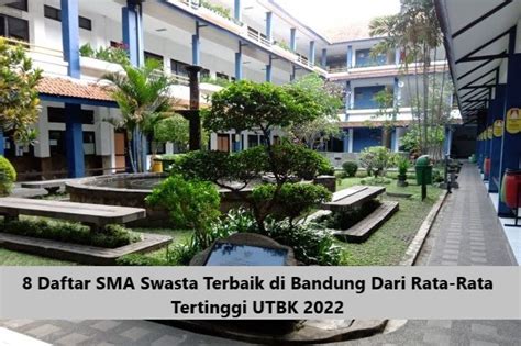 8 Daftar Sma Swasta Terbaik Di Bandung Dari Rata Rata Tertinggi Utbk 2022