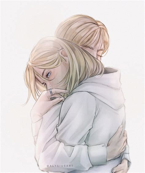 Armin X Annie Season 4 Fanart Canvas Beaver