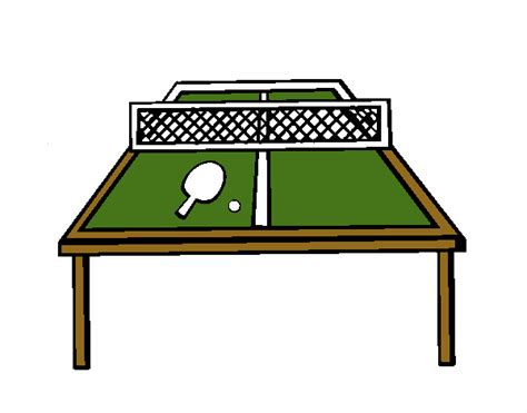 El juego de mesa más divertido para jugar por equipos; Dibujo de Tenis de mesa 1 pintado por en Dibujos.net el ...