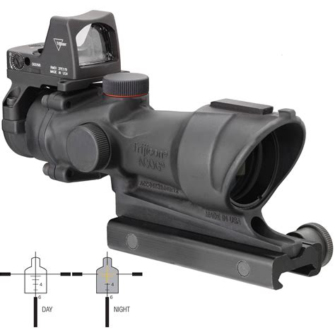 Trijicon 4x32 Acog Riflescope Matte Black Ta01nsn Rmr Bandh