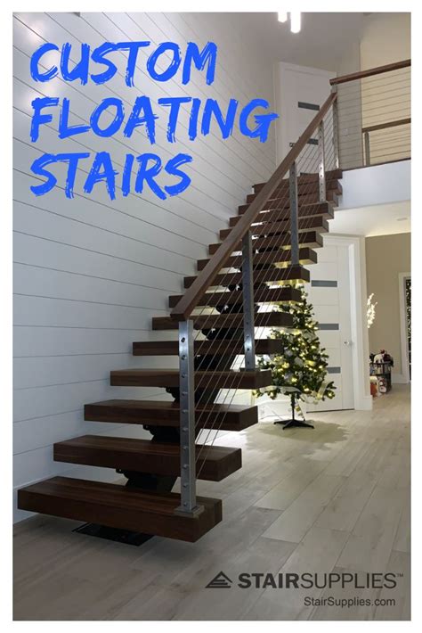 Floating Stairs Stairsupplies Floating Stairs Stair Remodel Stairs
