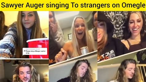 Omegle Things Singing To Random People On Omegle Youtube