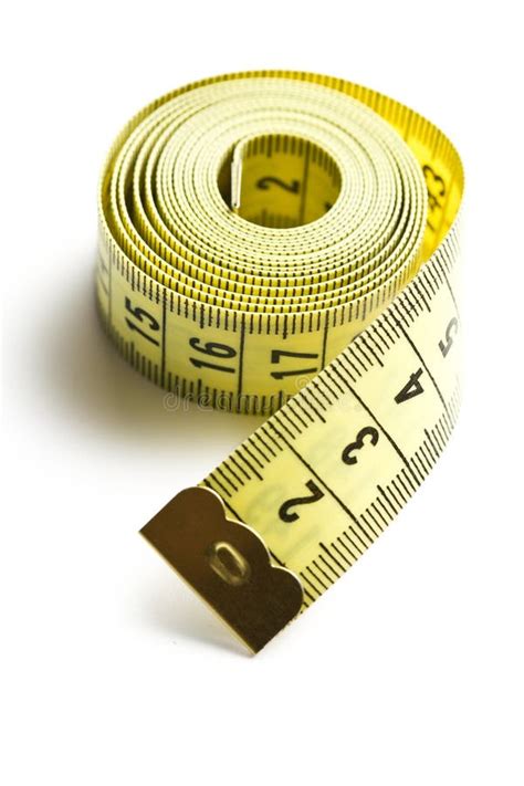 Yellow Measuring Tape Stock Image Image Of Overweight 17231799