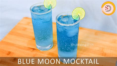 Blue Moon Mocktail Non Alcoholic Drink Recipe Party Drink Youtube
