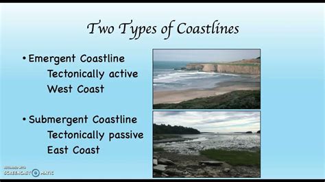 101 Lab Coastline Intro And Emergent Coastal Landforms Youtube