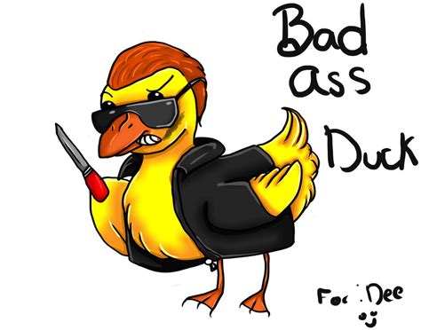 Bad Ass Duck By Ellemanae On Deviantart