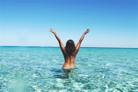 images gratuites plage mer eau océan femme vacances tropical liberté loisir des