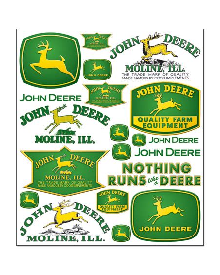 History Of All Logos All John Deere Logos