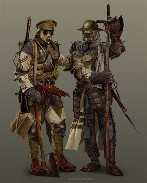 Trench Knights By Trvce Dieselpunk Concept Art Characters Armor Concept